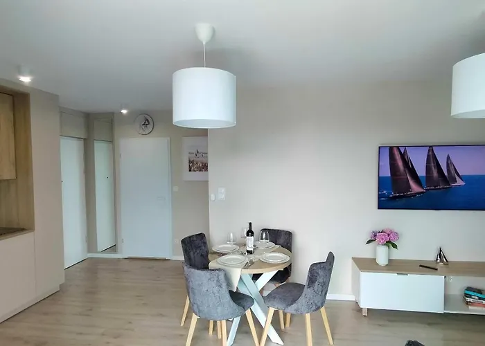 Cicha Przystan Apartamenty Whiteblue Sauna&Fitness&Parking