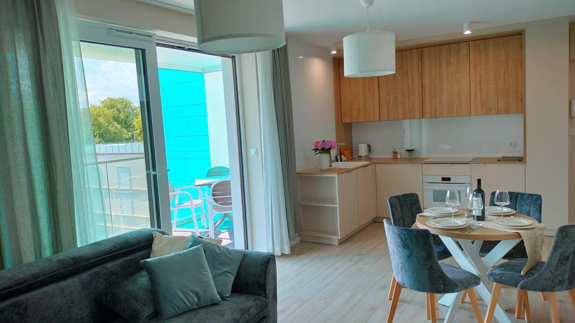 Cicha Przystan Whiteblue Sauna&fitness&parking Apartment