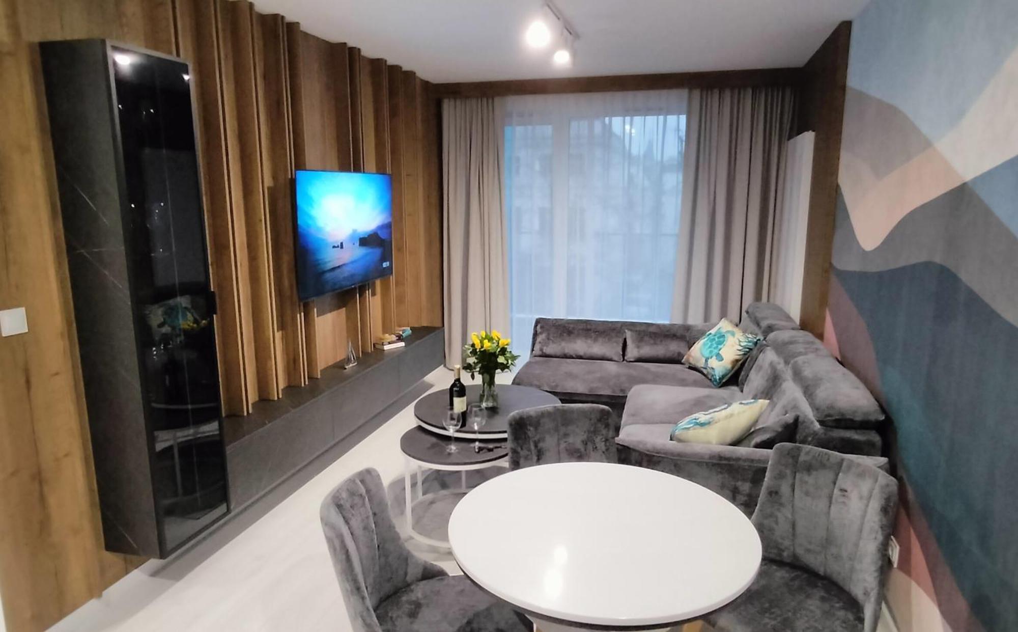 Apartment Cicha Przystan Whiteblue Sauna&fitness&parking